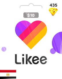 Likee 435 Diamonds USD10 (EG)