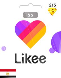 Likee 215 Diamonds USD5 (EG)