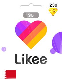 Likee 230 Diamonds USD5 (BH)